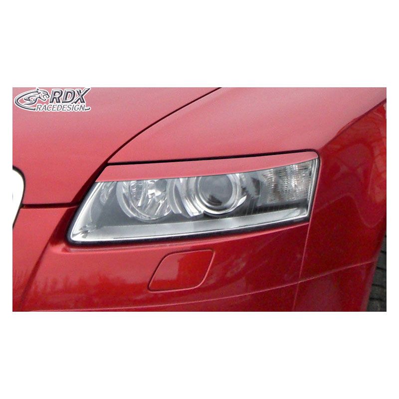 RDX Racedesign Koplampspoilers Audi A6 4F 2005-2008 (ABS)