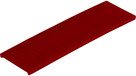 Kunststof tunnelblokje 30x3mm Rood