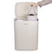 Jubbly® Panier à linge avec couvercle - Trieur de linge - 2 compartiments - Pliable - Bac à linge - 50 litres - Beige - The Splitsmart