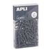 APLI Upnorth Paperclips van metaal, 19979, 28 mm, verpakking met 140 stuks, blauw, levendig design, bureauaccessoires