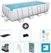 Bestway Rechthoekig Power Steel Zwembad - 549 x 274 x 122 cm - Grijs