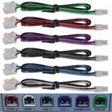 Digitaal Sony Samsung Etc 6 Home Theatre Speaker Cables with 4.2mm Connectors and Tool-Free Wire Crimp Splices