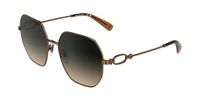 Longchamp LO187S Amber gold/gradient smoke brow 58/17/145 WOMAN Zonnebrillen