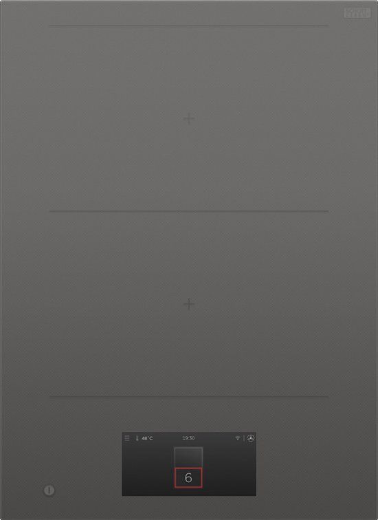 Fisher & Paykel CI392DTTG1 - 39 cm inductiekookplaat Series 11, 2 zones met SmartZone, grijs
