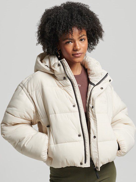 Superdry Code Xpd Cocoon Puffer Jacket Women Green L