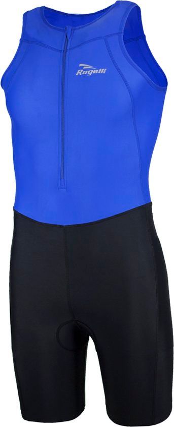 Rogelli Florida Triathlonpak - Maat XS - Zwart/Blauw
