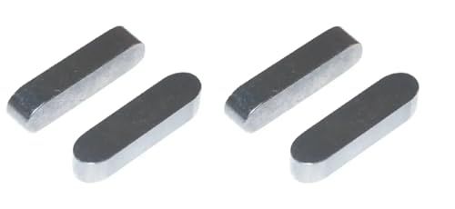 Cyclingcolors - 4 x Aandrijfassen Paspenveer - 6x6x40mm