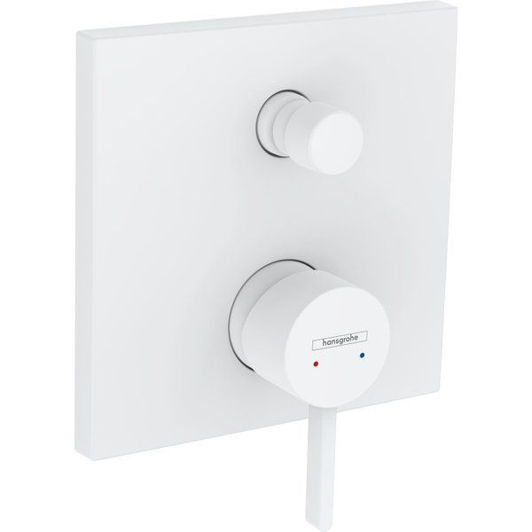 Hansgrohe Finoris afdekset badkraan mat wit 76415700