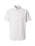JACK & JONES Chemise 'JJChad' gris pierre / blanc