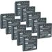 vhbw 10x batterie de remplacement pour HBC FuB5AA, FuB05AA, FuB05XL, Fub9NM, BA226030 pour télécommande industrielle (700 mAh, 6 V, NiMH) - noir