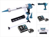 Makita DCG 180 RG1X accupistool 18 V 300 / 600 ml + 1x accu 6.0 Ah + lader