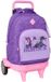 Safta K-pop Demon Hunters Battle Compact Evolutive 33l Sac à dos à roulettes Violet Enfants