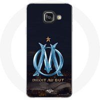 Maniacase Samsung Galaxy A5 2017 Hoesje OM blauw en goud logo stadion