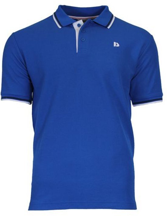 Donnay Polo Tipped - Sportpolo - Heren - Maat M - Cobalt
