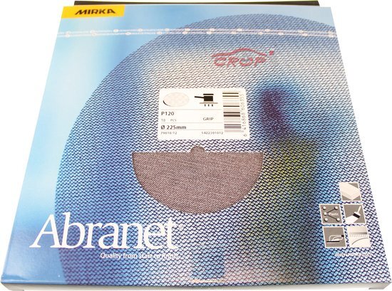 Mirka Abranet ECO Schuurschijven 225mm *KLEINVERPAKKING* - P120