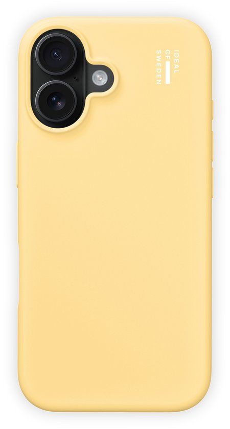 iDeal of Sweden Silicone Case geschikt voor MagSafe geschikt voor iPhone 16 - Soft Lemon