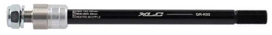 XLC QR-K03 M12 x 1.0 152-167 Syntance 142/148 Axe traversante Argent Garçon