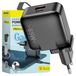 Awei PD55-EU 65W USB + USB-C GaN Adaptateur secteur, Noir