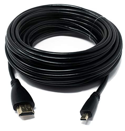 Systems HDMI-kabel - 10 m - stekker naar micro stekker - zwart