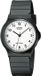 Casio horloge met kunststof kast, zwarte kunststof band, quartz uurwerk, acrylglas en spatwaterdicht