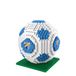 FOCO Officieel gelicentieerd product BRXLZ stenen 3D-voetbalbouwset in alternatieve verenigingskleuren (Malaga CF)