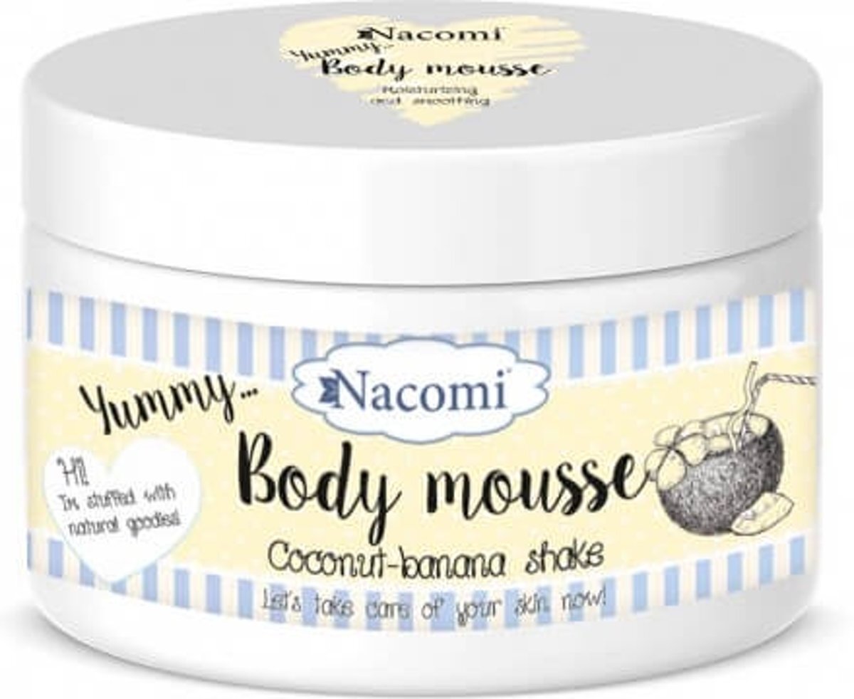 Nacomi Body Mousse - Coconut-banana shake 180ml