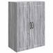vidaXL Wandkast 66 x 34,5 x 90 cm Bewerkt hout Grijs Sonoma
