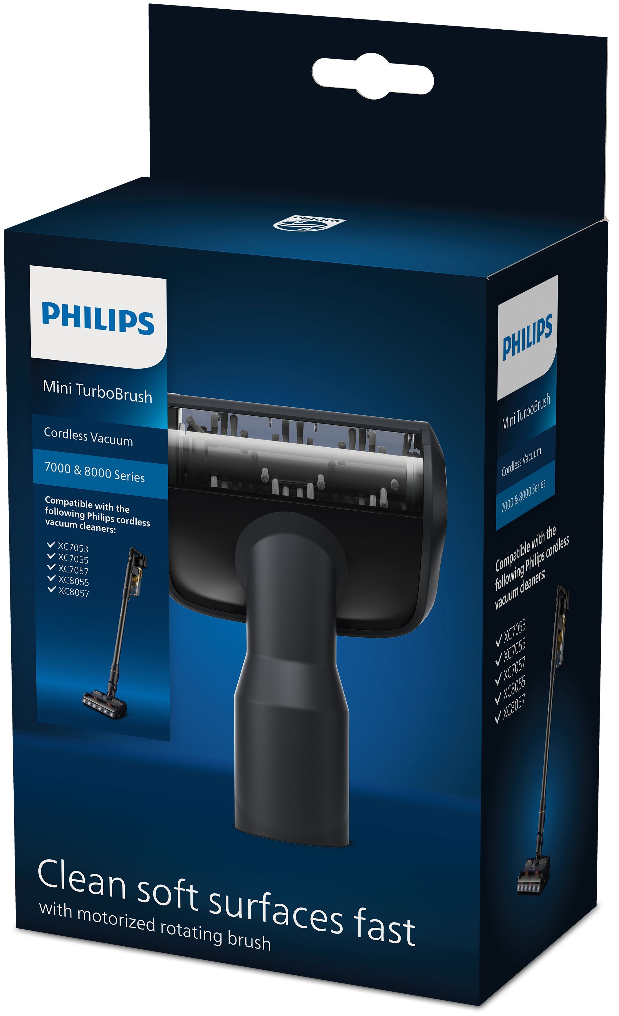Philips 7000 & 8000 Series XV1684/01 Mini-turboborstel - Zwart