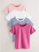 Next - Meisjes - T-shirts 4 Pack - Roze