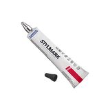 Markal 96655 Stylmark Marker, kant balpen 3 mm van staal, zwart