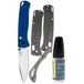 Benchmade Bugout avec Flytanium Carbonfiber écailles et titanium backpacer et huile
