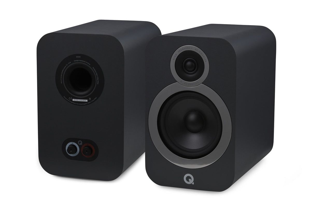 Q Acoustics 3030i Boekenplank Luidspreker - Grijs (per paar)