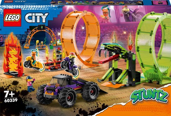 lego City 60339 Dubbele looping stuntarena