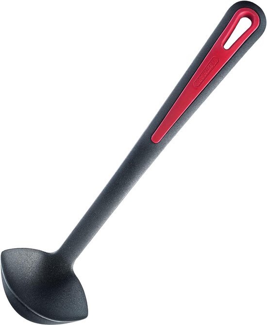 Westmark Sauslepel, hittebestendig tot 270°C, PPA, lengte: 29 cm, Gallant Plus, zwart/rood, 29542275