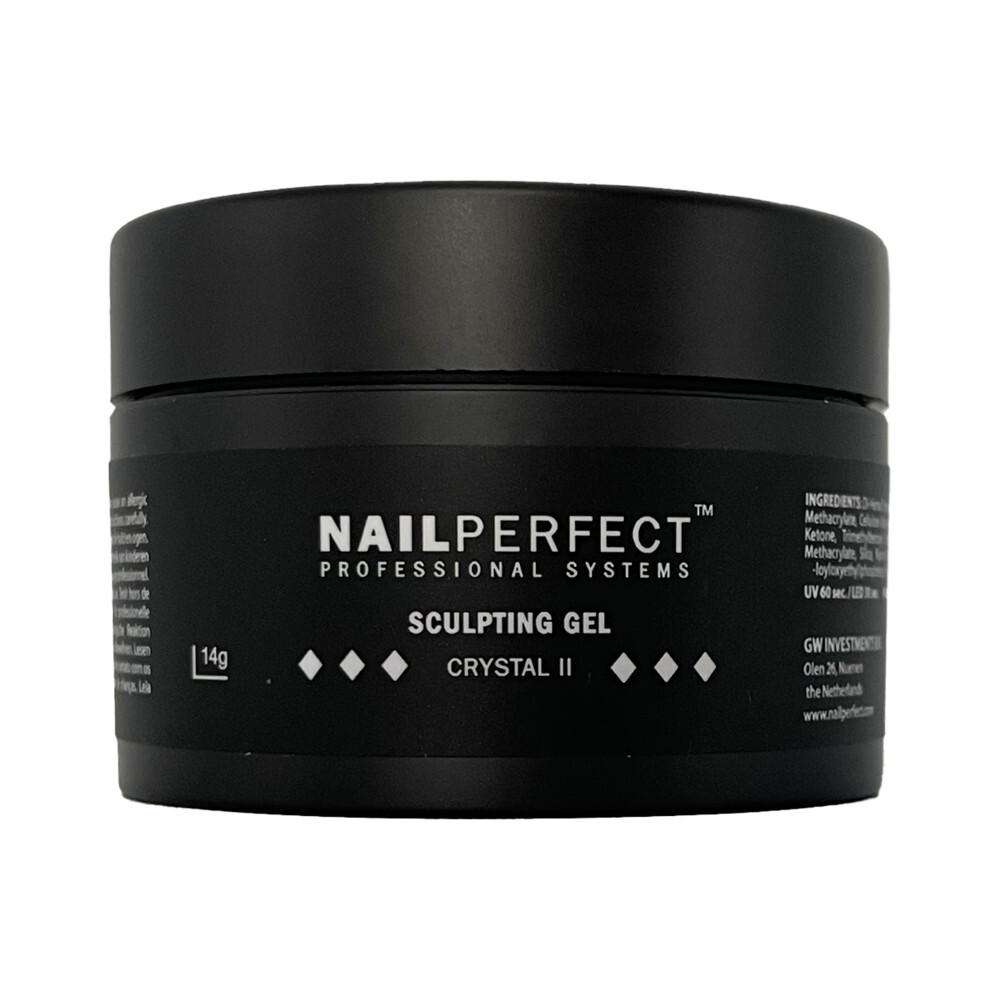 Nailperfect Nail Perfect LED/UV Sculpting Gel Crystal II 14 gr