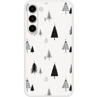 Samsung Galaxy S23 Plus Beschermende Siliconen Case - Elegante Dennenboom