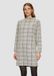 s.Oliver Gedessineerde sweatshirtjurk met col voor dames, ecru/zwart, maat 42