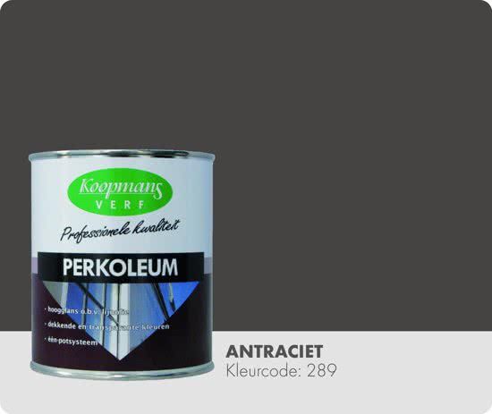Koopmans Perkoleum - Dekkend - 0.75 liter - Antraciet - 8713274006099