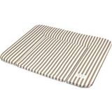 Meyco Baby Fat Stripe aankleedkussen - Taupe - 72x85cm