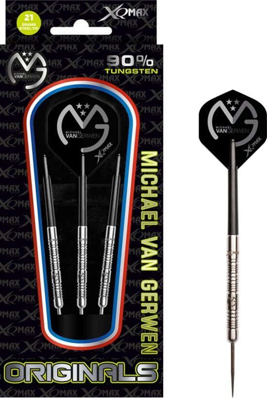 XQMAX Michael Van Gerwen - 90% Tungsten - 25 gram - michael van gerwen dartpijlen