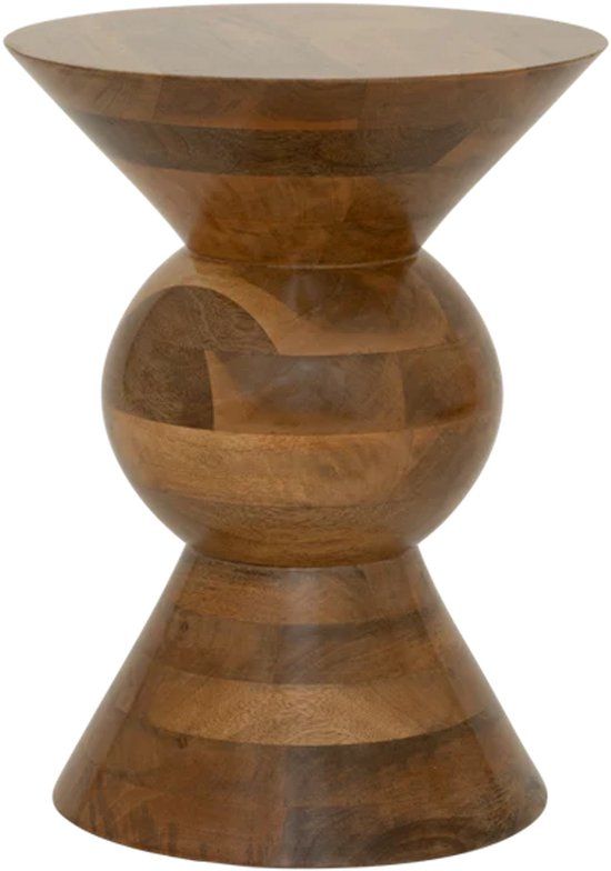 Urban Nature Culture Bijzettafel Lustro Hout D30cm H40cm