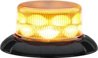 Hella LED-Flitslamp - K-LED Nano - 12/24V - Geel - Geschroefd - Kabel: 150mm - Stekker: Platte stekker