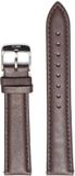 CO88 Collection Bracelet de montre 8CS 10002 Bracelet de montre en cuir - Ø18 mm - Marron / Argenté