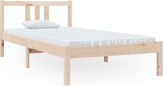vidaXL Bedframe massief hout 90x190 cm