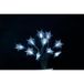 Konstsmide LED decoratieve lichtketting, sneeuwvlokken, 10 koud witte diodes, werkt op batterijen, binnen, transparante kabel, 4 x AA 1,5 V (excl.) - 1260-203