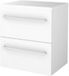 Basic Line Ice-Line Basic-Line Start 46 Badkamermeubelset - 60 x 46 cm - Met Grepen - 2 Lades - Wastafelblad - Ice White