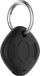 Étui en silicone avec porte-clés noir adapté pour Samsung Galaxy SmartTag