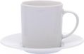 Thun 1794 Tasse mit Untertasse, 150 ml, Ella, weiß, Porzellan