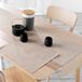 DOUCEUR D'INTERIEUR DANITY chemin de table en jute et polyester, 35 x 140 cm
