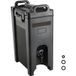 Distributeur de boissons isolé 18,9 L, LDPE alimentaire, froid et chaud, avec couche PU 2,3 cm et robinet à deux étages, idéal restaurant et magasin.